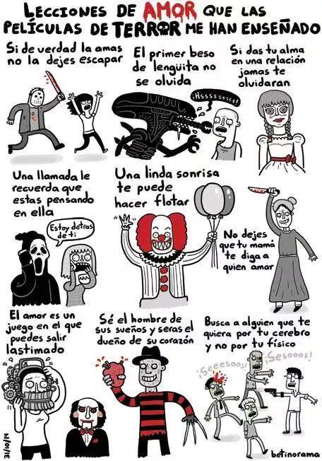 Lecciones de amores de pelicula