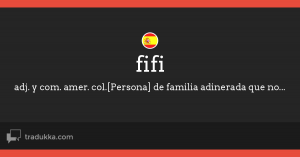 Fifí definición
