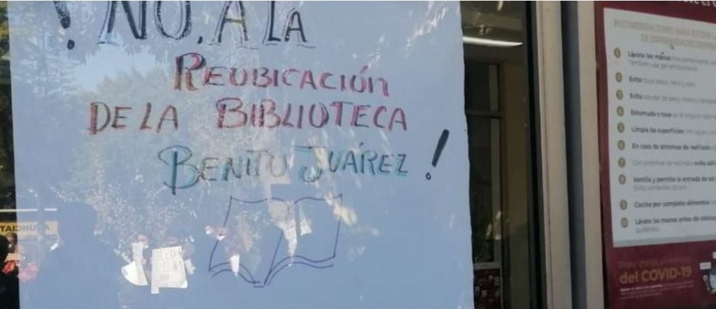 Frena juez federal reubicación de biblioteca ''Benito Juárez''