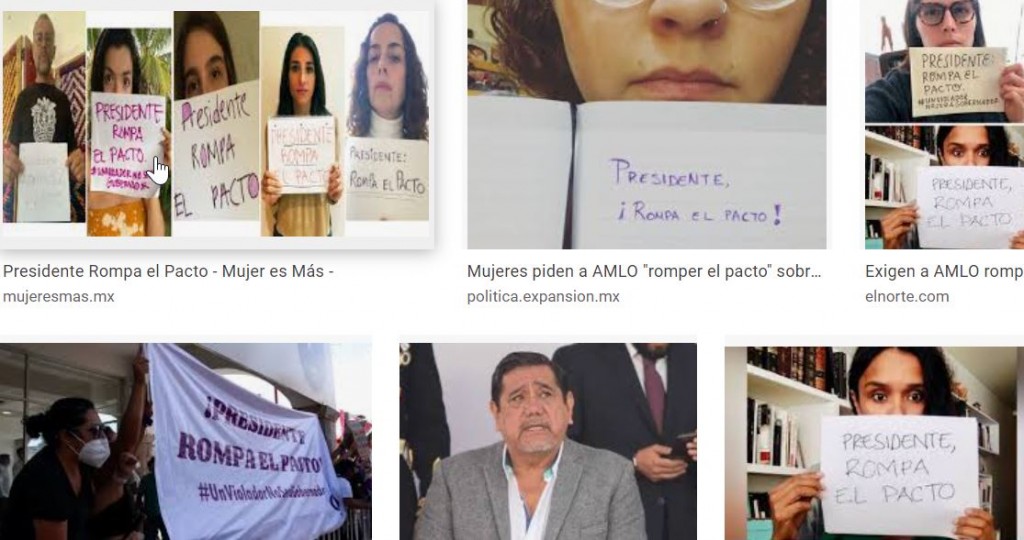 Presidente rompa el pacto