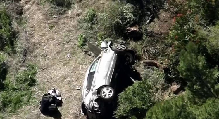 Tiger Woods se accidenta en LA