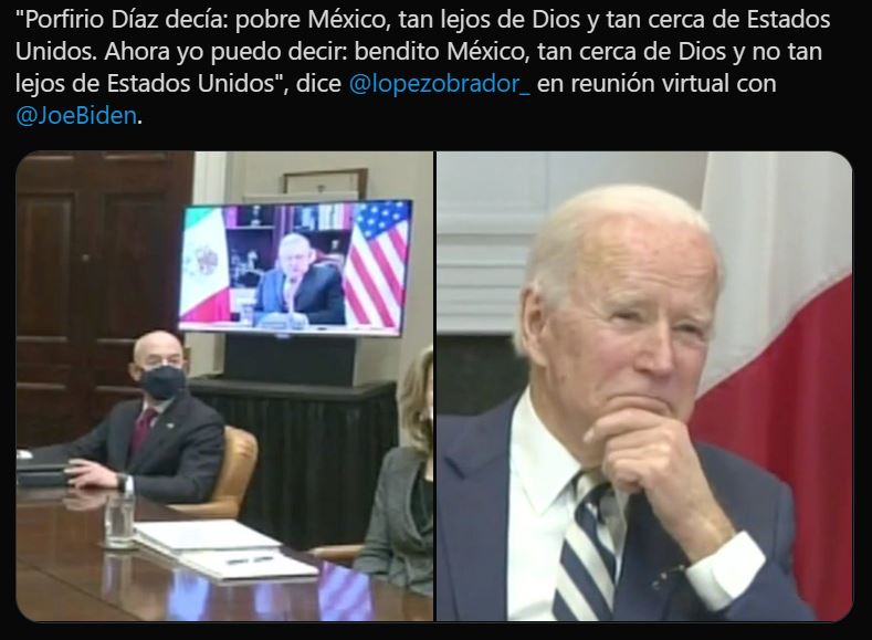 AMLO y Biden sostienen su primera reunión virtual