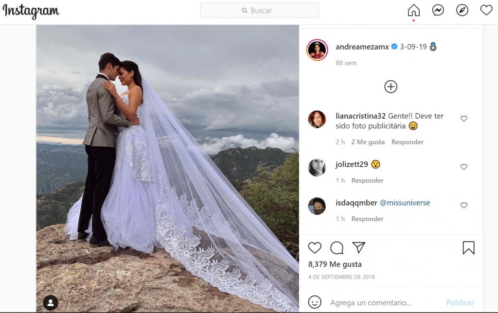 Andrea Meza Mx en Instagram