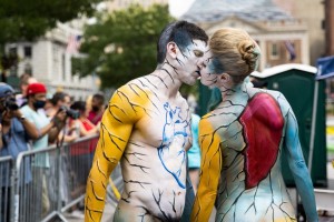 Bodypaint day in NYC