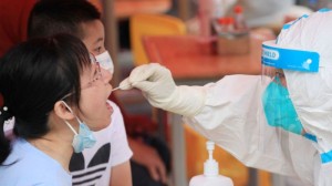 Las autoridades iniciaron un programa de pruebas de covid por toda la ciudad de Nanjing.