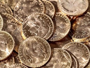 Monedas de oro