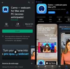 app Camo para moviles