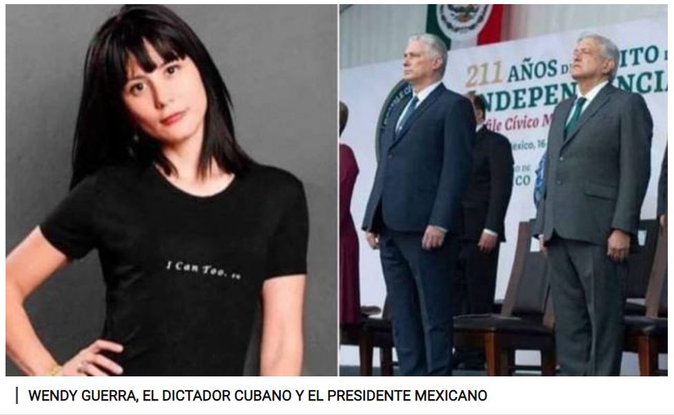 Durísima carta de escritora cubana a AMLO_ Dolor profundo. Vergüenza profunda.