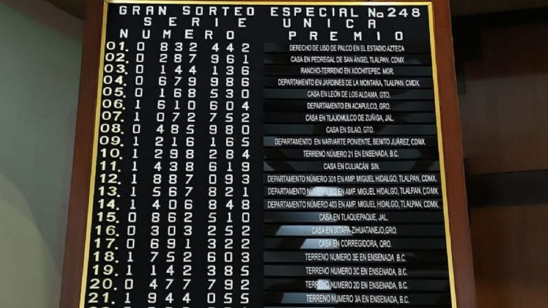 Rifa de casas de El Chapo y El Señor de los Cielos, Terrenos en Ensenada