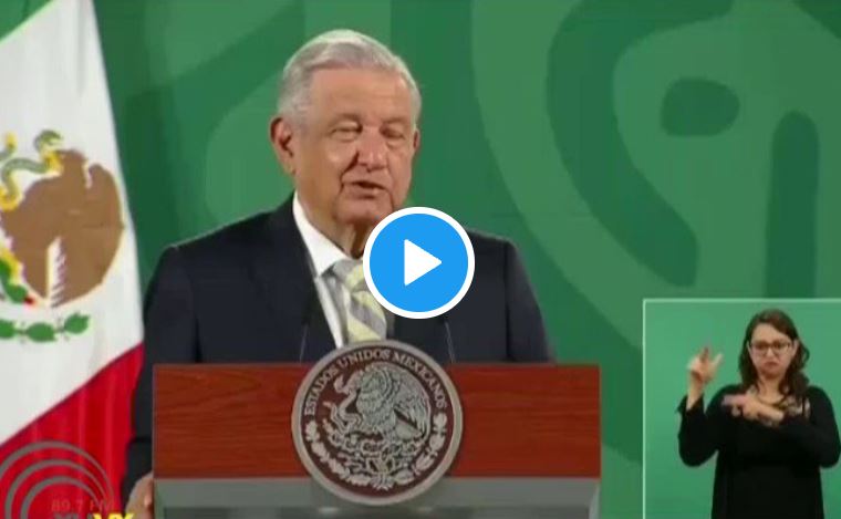 El presidente AMLO minimiza paro laboral en Dos Bocas