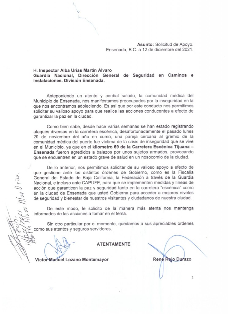 Carta a GN