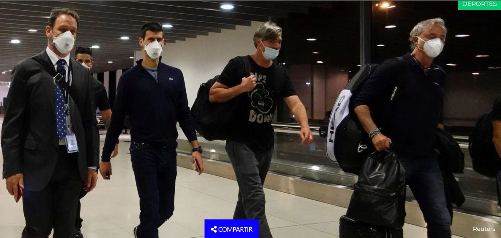 Las palabras de Novak Djokovic tras la cancelación de su visa en Australia