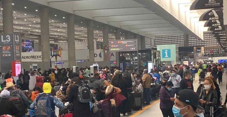 Mas de 600 vuelos cancelados en AICM - Búsqueda de Twitter