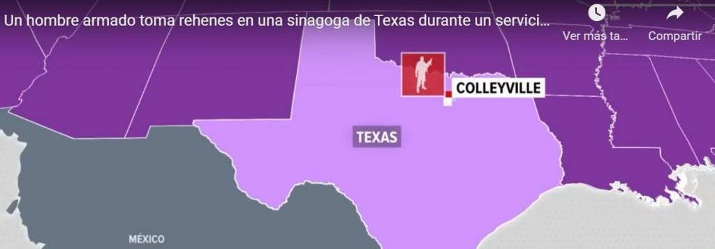 Toma de rehenes en una sinagoga de Texas