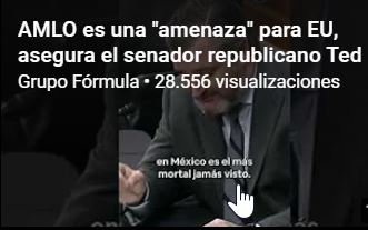 Se enorgullece de críticas de Ted Cruz - YouTube