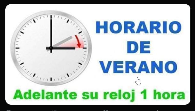 Horario de verano 2022