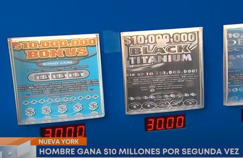 Un hombre gana la lotería por segunda vez en menos de tres años