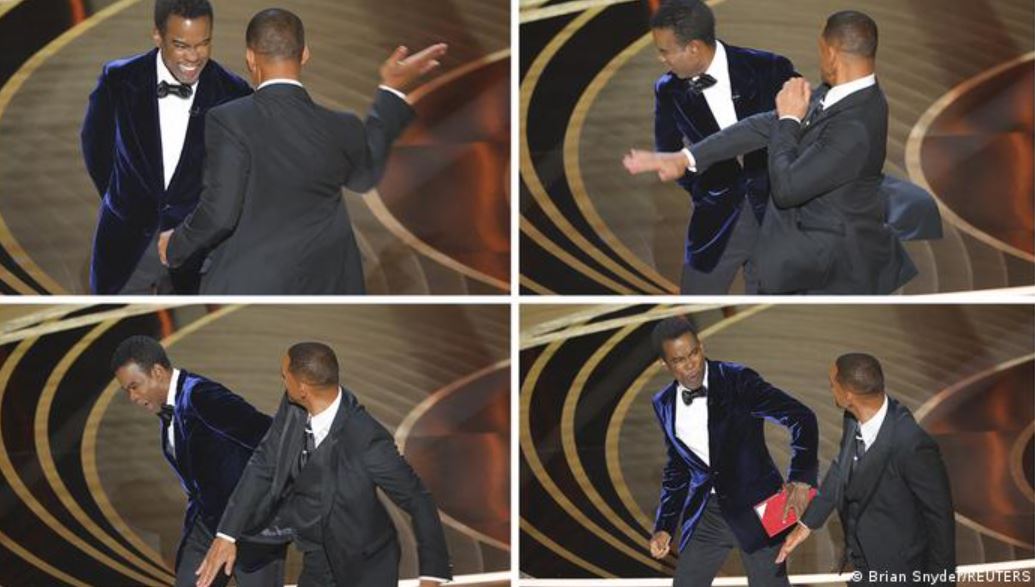 Will Smith golpea a Chris Rock en los Óscar