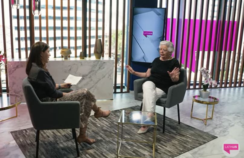 María Marvan en entrevista con María Scherer - Foto YouTube