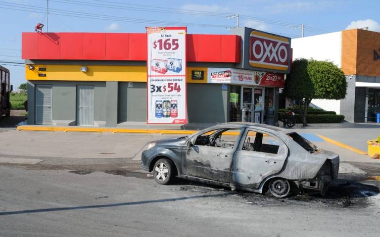 Narcobloqueos en Jalisco y Guanajuato oxxo - El sol de Mexico