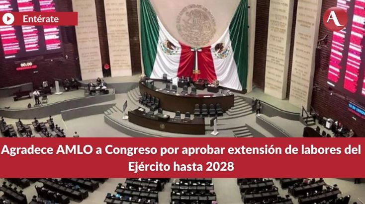 Diputados avalan reforma para extender presencia del Ejército en tareas de Segur