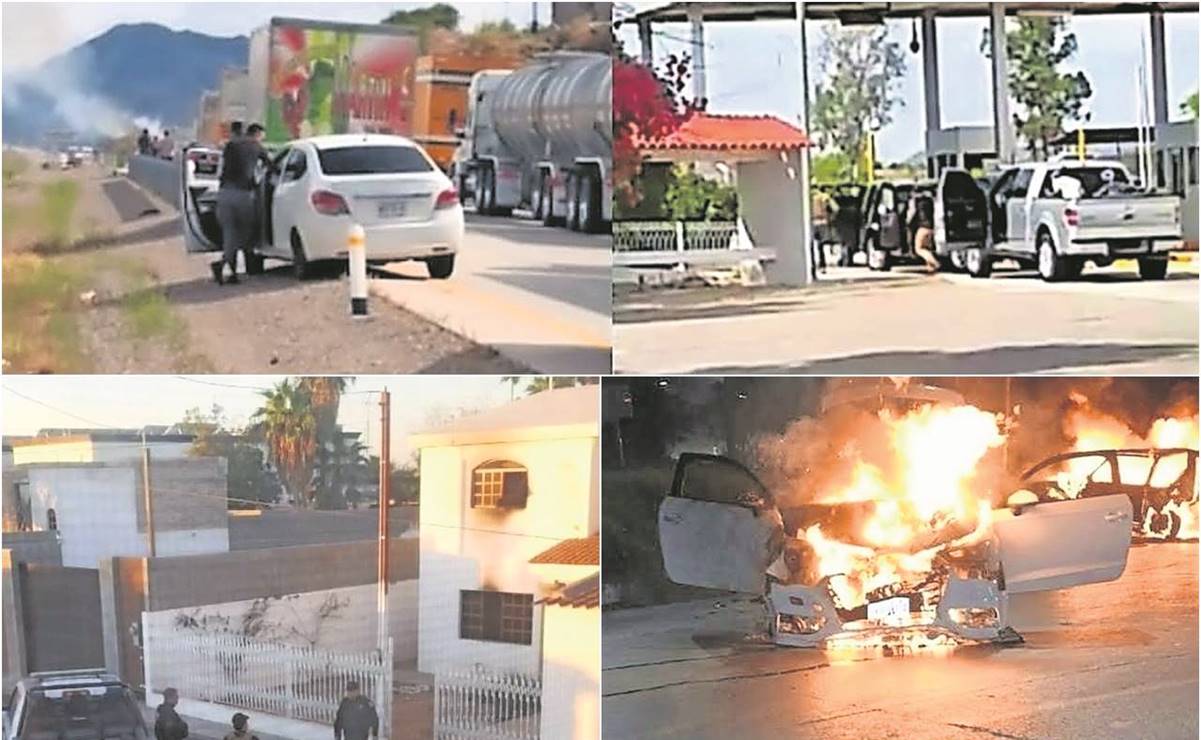 El Financiero - carros en llamasss