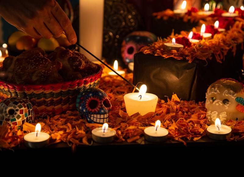 Altar dia de muerto - el Financiero
