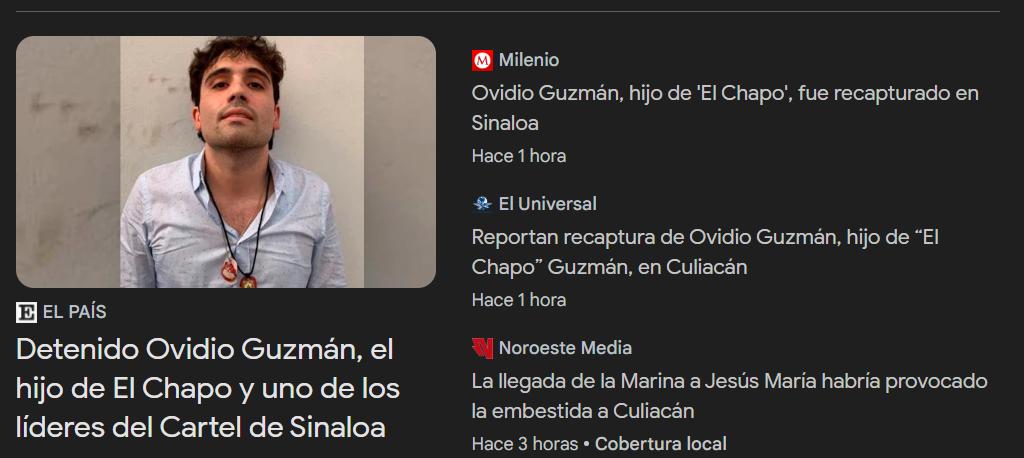 Noticia Destacada en Google Noticias