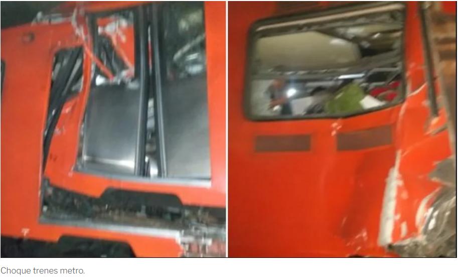 Una persona fallecida y 16 lesionados tras fuerte choque de trenes en el Metro d