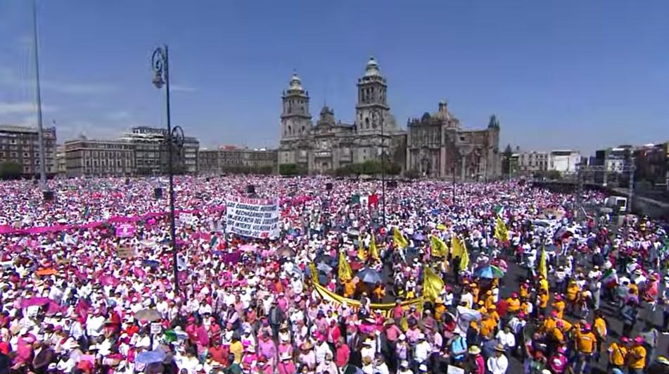 Mi voto no se toca en marcha! - Foto YouTube