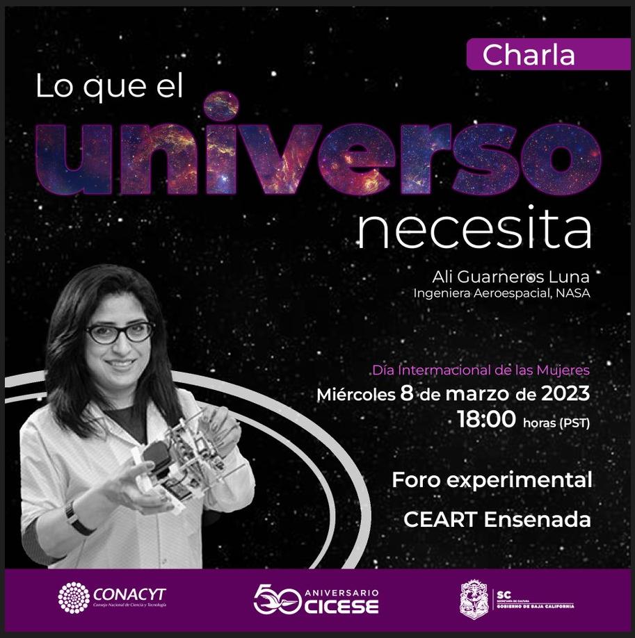 Ali Guarneros, Lo que el Universo Necesita, conferencia - Photo Twitter