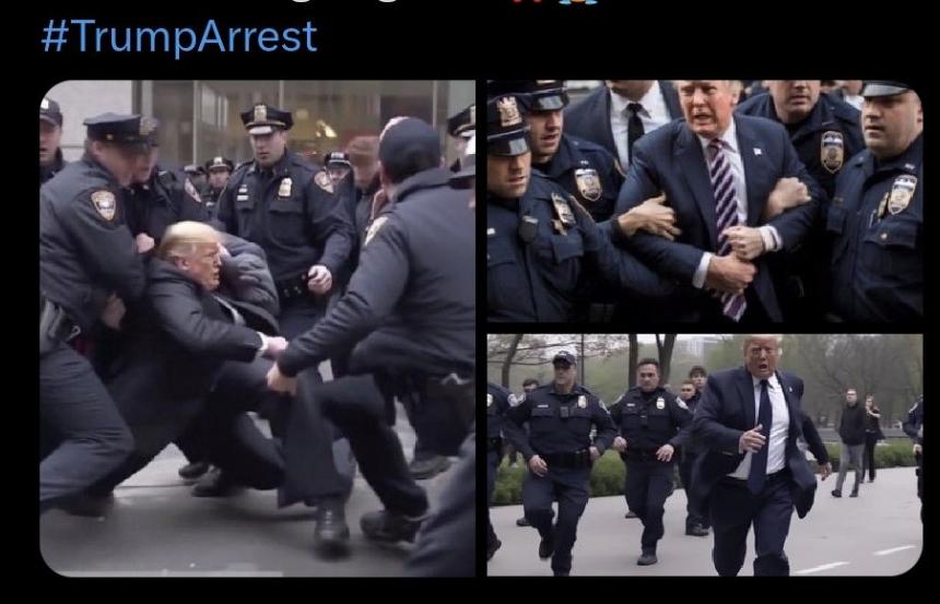 El arresto de Donald Trump