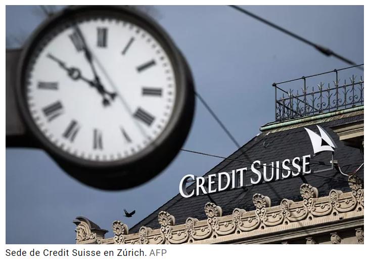 Entrega Credit Suisse a UBS a precio de saldo para evitar un colapso