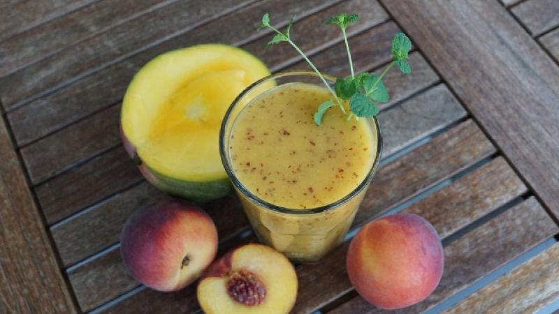 Gastrolabweb.com smoothie de durazno y mango