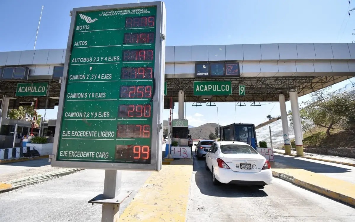 Peaje cuota carretera - aristegui
