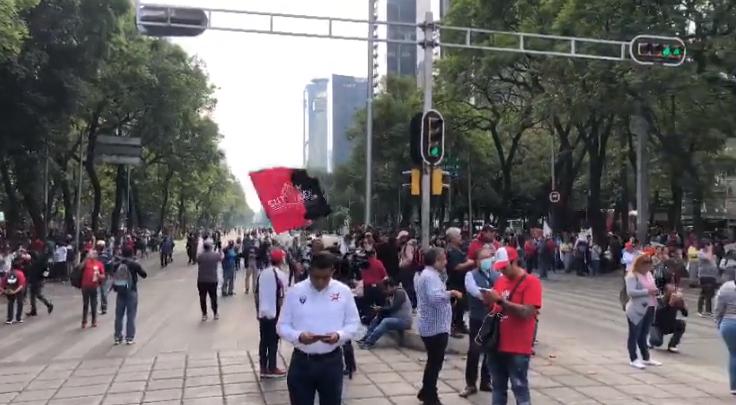 Marchas_Ángel de la Independencia_ - Foto de Twitter