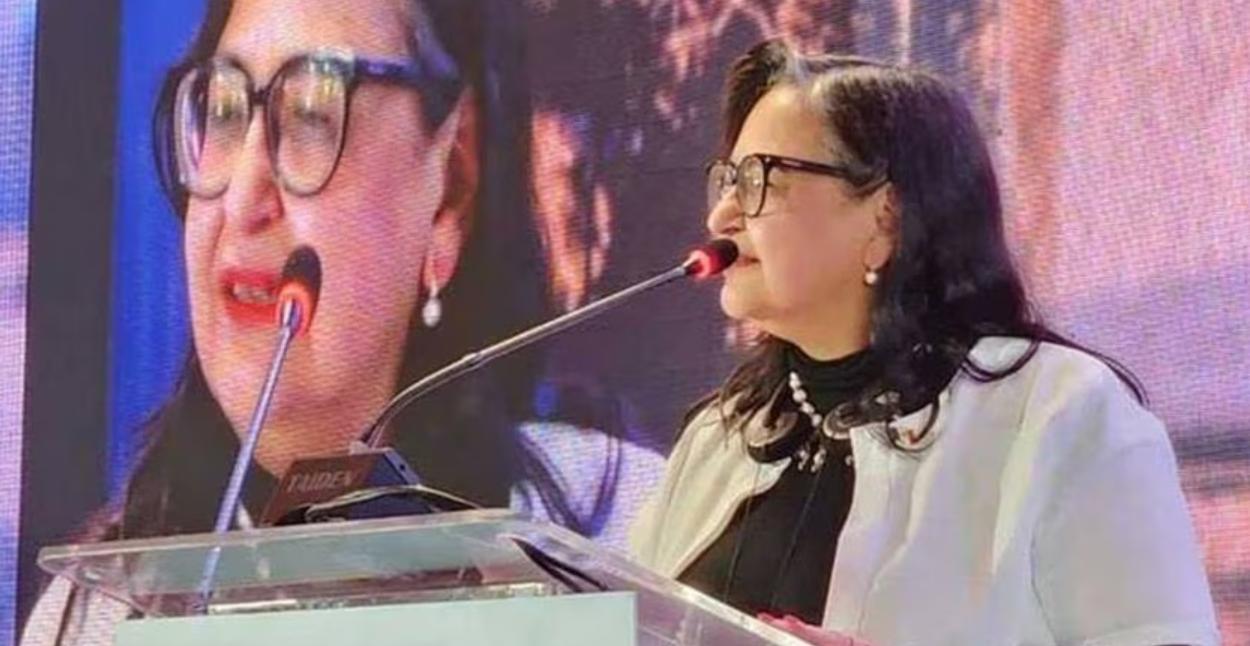 Ministra presidenta Norma Lucía Piña recibe en Marruecos el premio de Derechos Humanos 2023