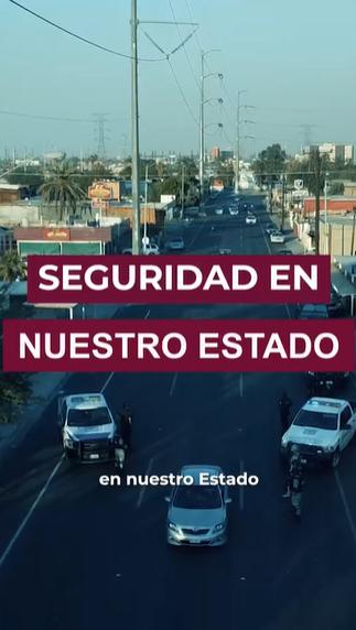 Para aumentar la seguridad en nuestro estado