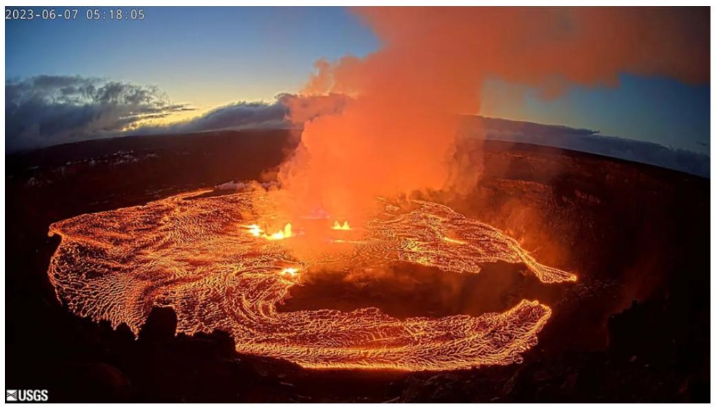 Alerta roja en Hawai por la erupción del volcán Kilauea