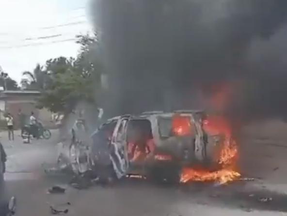 Atentado terrorista en La Ruana
