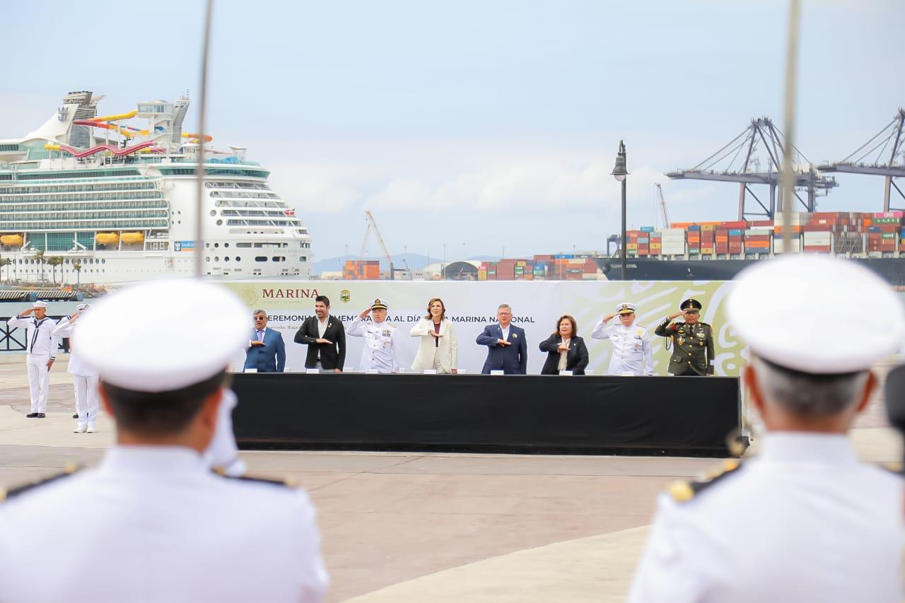 Conmemora Marina del Pilar labor de la Marina Armada de México.
