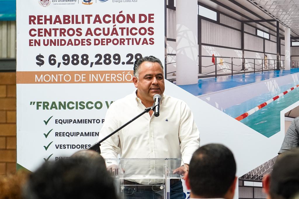Arranca Armando Ayala remodelación por 6.9 mdp en centros acuáticos municipales 1-5