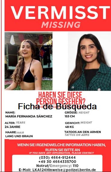 Ficha de Búsqueda en Berlín y toda Europa