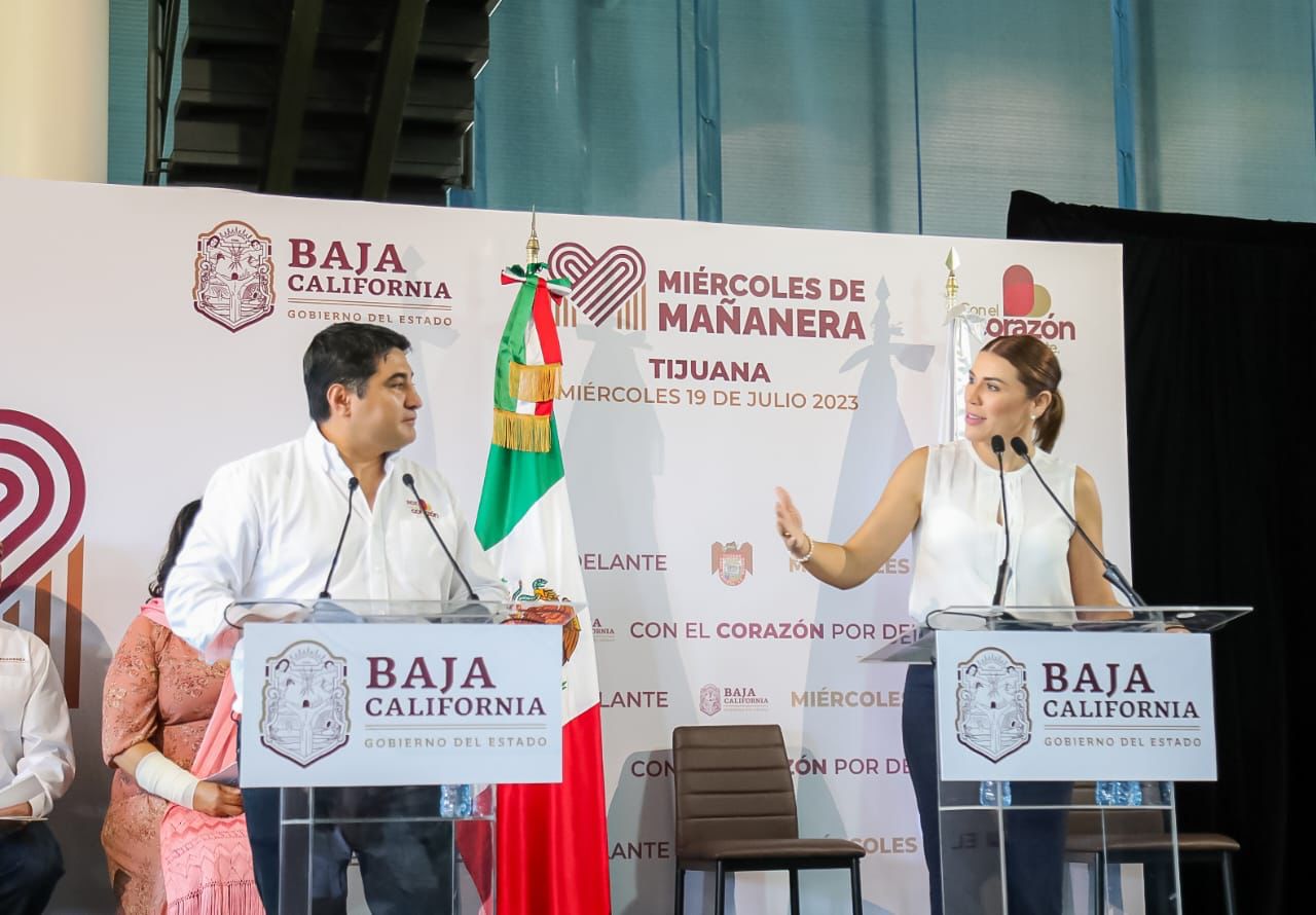 La Gobernadora Marina del Pilar anuncia una preparatoria en el Centro de Alto Rendimiento de Tijuana