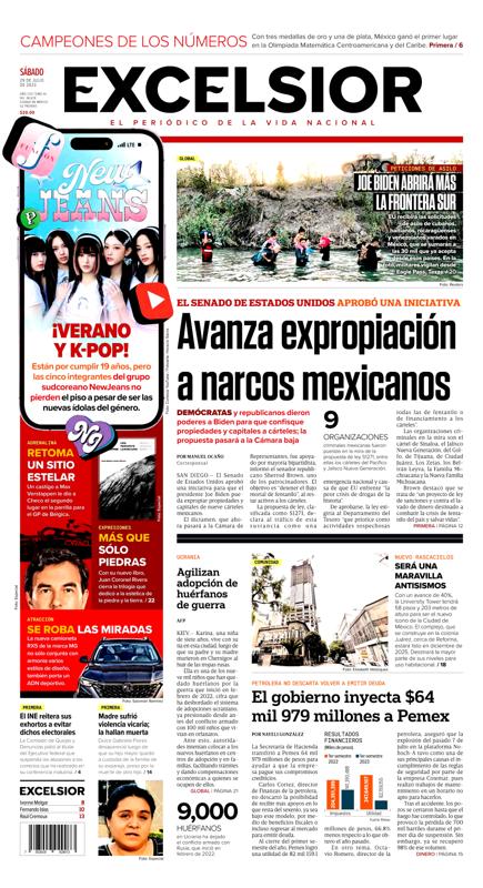 las primeras planas