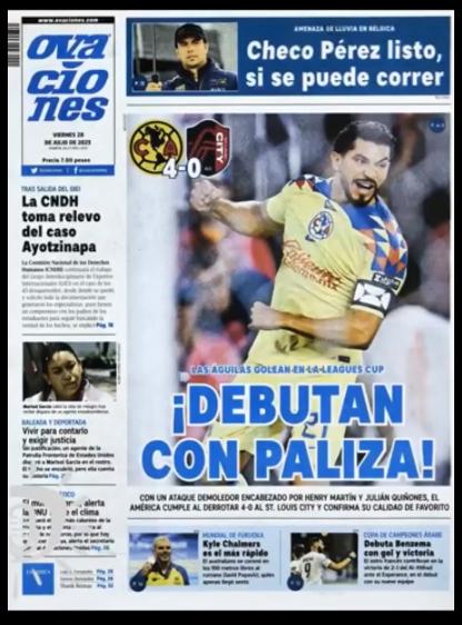 Primeras planas de hoy, Viernes 28 de Juliol 2023