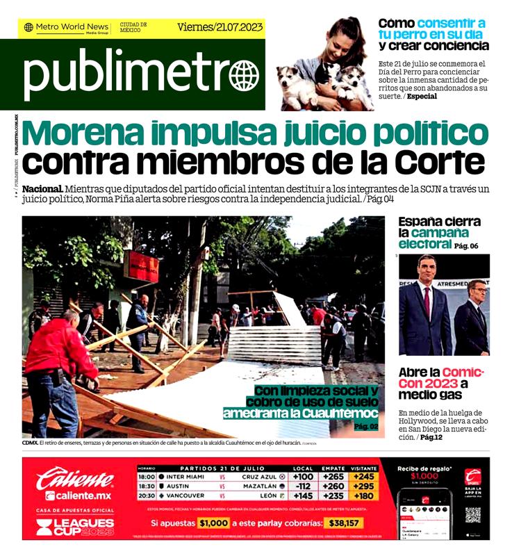 Primeras planas
