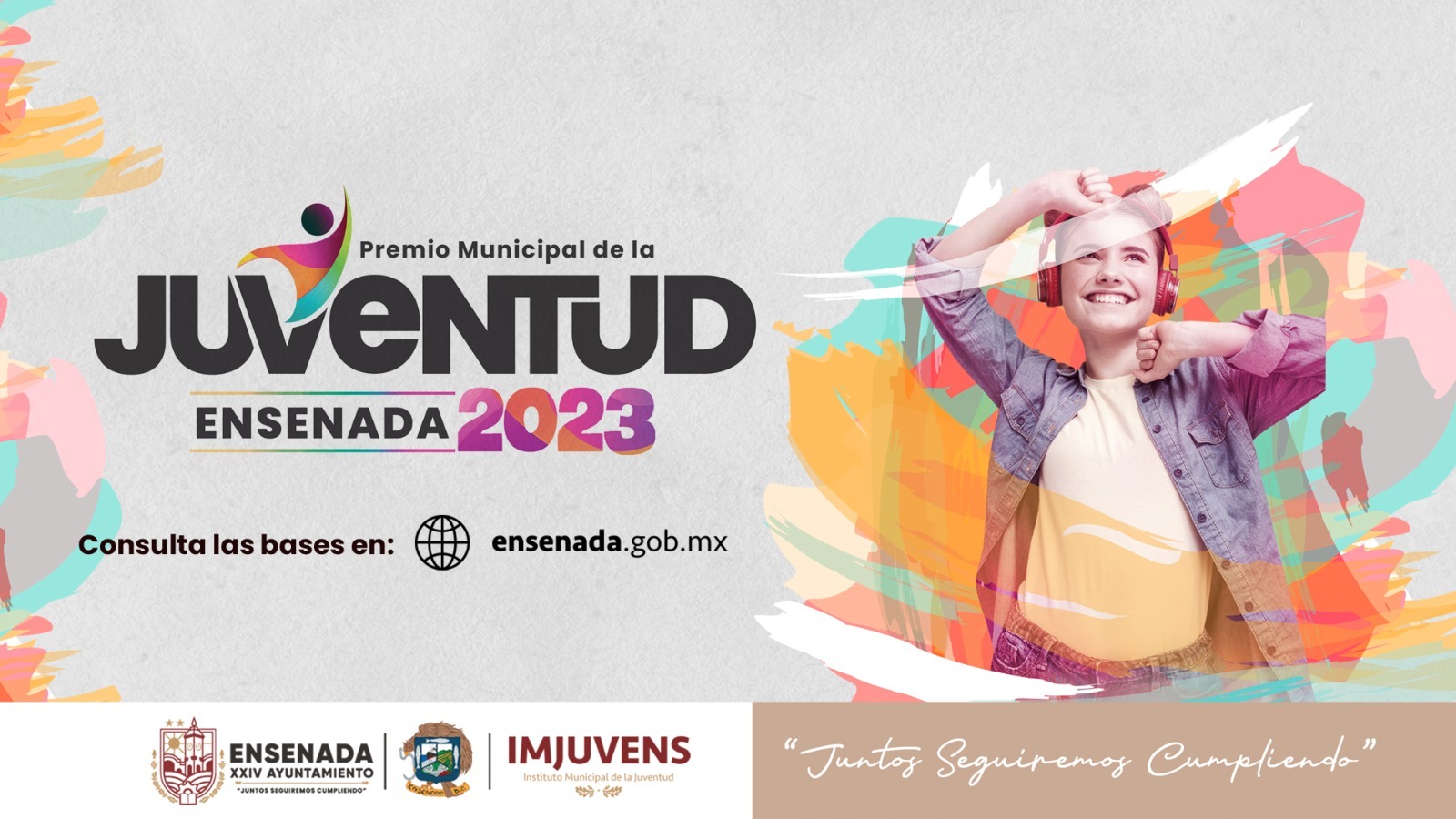 Reitera Gobierno de Ensenada llamado para aspirantes al Premio Municipal de la Juventud 2023