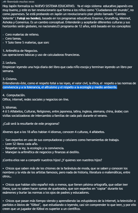 Texto de WhatsApp