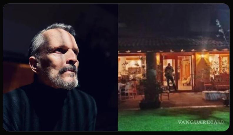 Comando Armado Asalta a Miguel Bosé - Foto de VanguardiaMx en Twitter